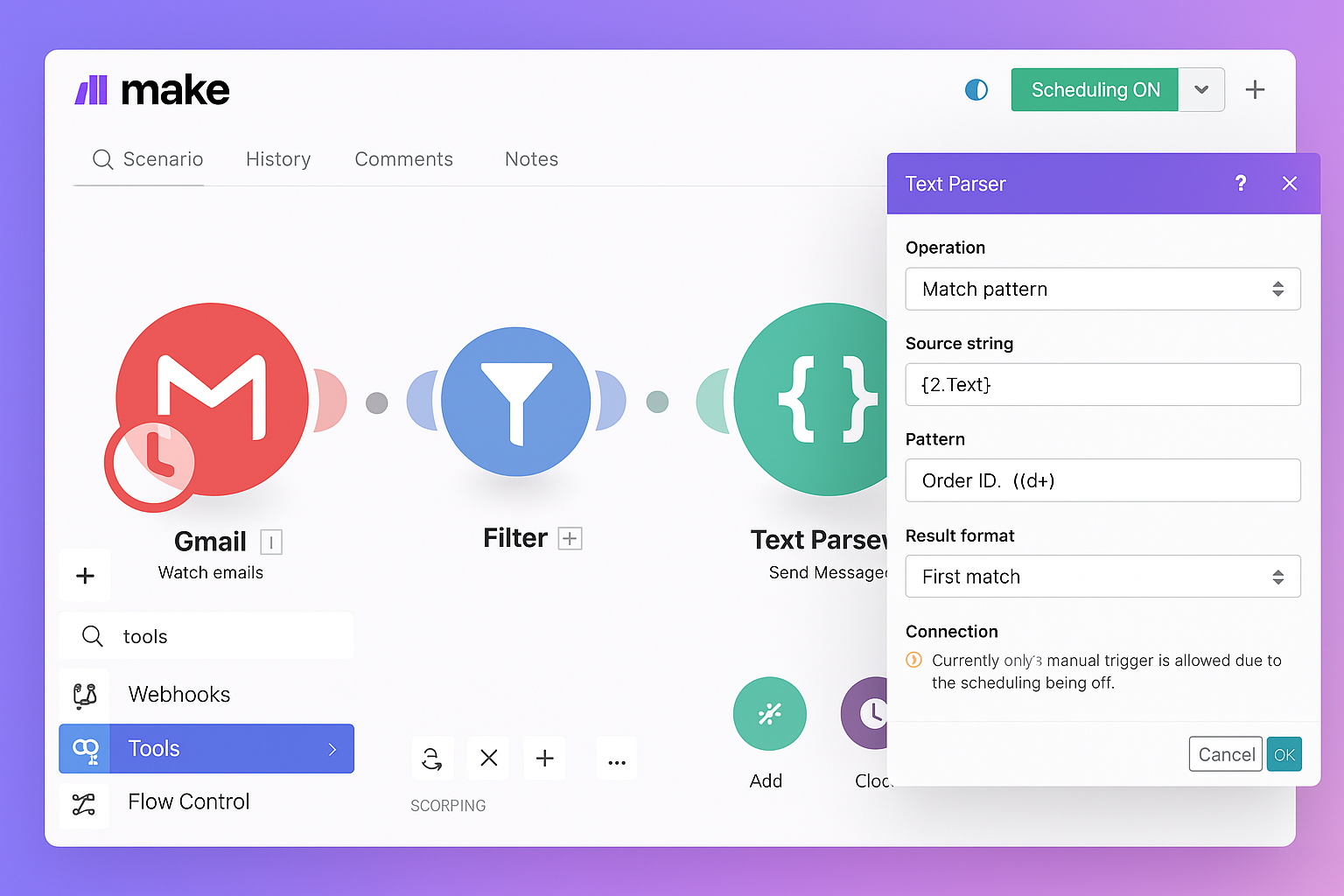 Make Automation Platform - Visual Workflow Builder for Business Process Automation